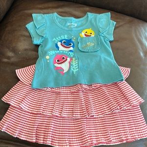 Pinkfong Baby Shark Outfit Size 2t